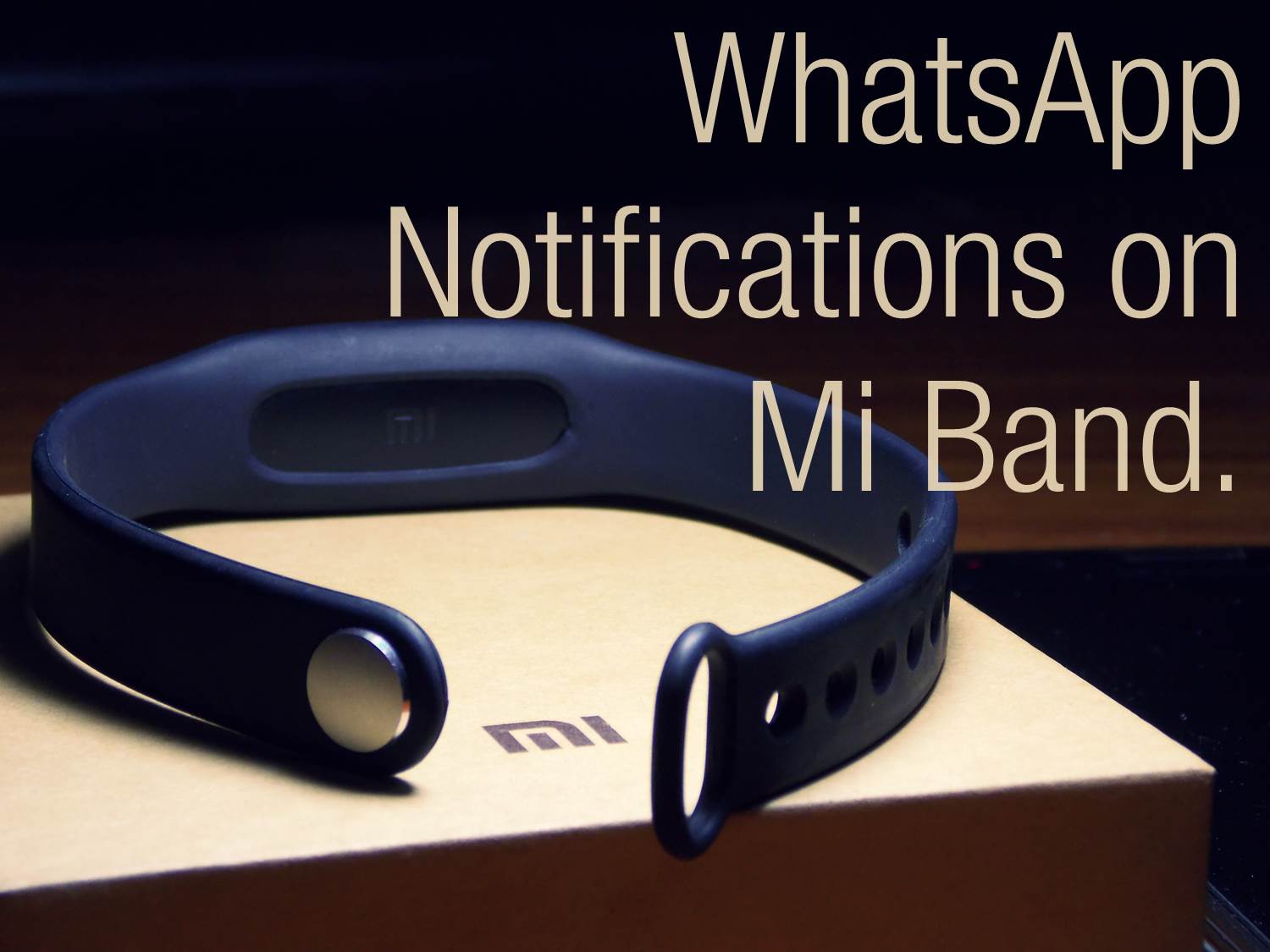 WhatsApp Notification Mi Band