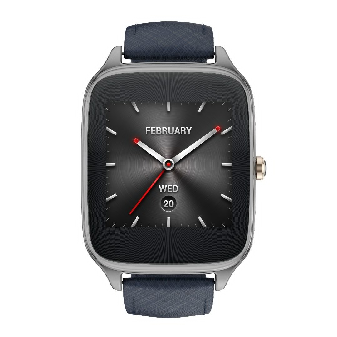 ASUS ZenWatch 2 (WI501Q)_Gunmetal + Leather strap