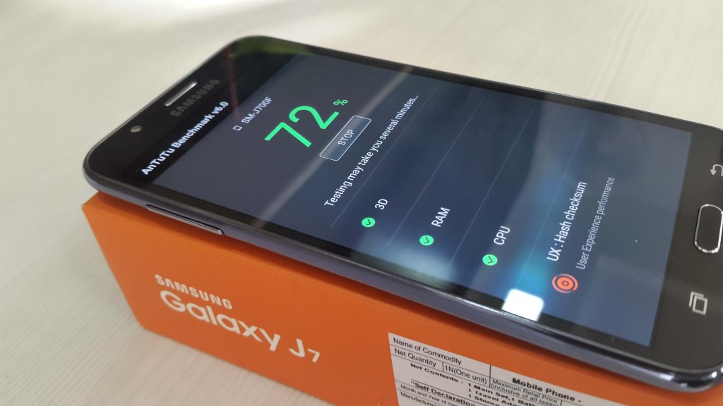 Samsung Galaxy J7 Antutu Benchmarking 